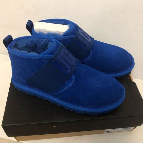 UGG Other - UGG size  9 Mens/10.5 Womens  Blue neumel ll graphic Suede Leather Shoes/Boots.